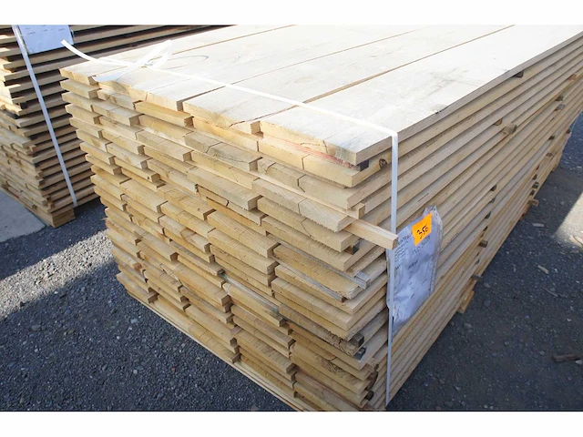 1,09 m³ eiken planken 22mm - afbeelding 3 van  4