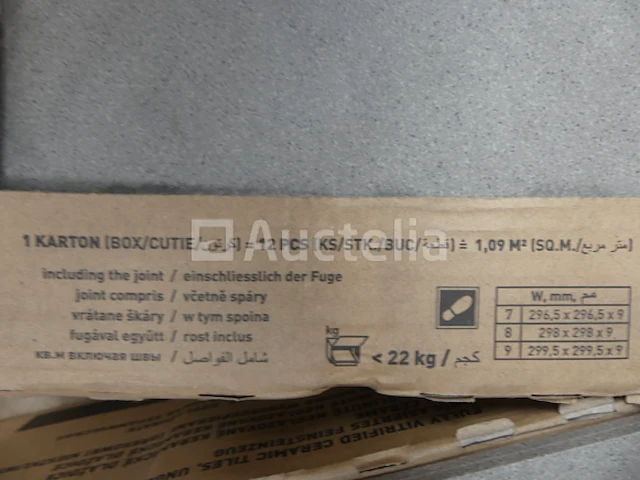 10,9 m² qb upec tegels - afbeelding 8 van  8