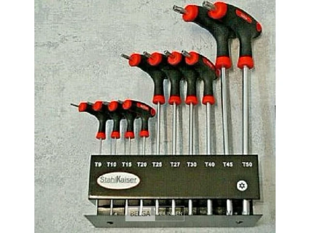 10delige torx t-grip - afbeelding 1 van  2