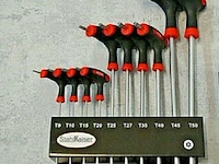10delige torx t-grip - afbeelding 1 van  2
