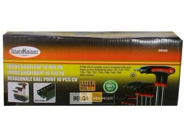 10delige torx t-grip - afbeelding 2 van  2