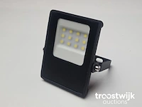 10w breedstralers frosted glas smd led waterdicht 5000k