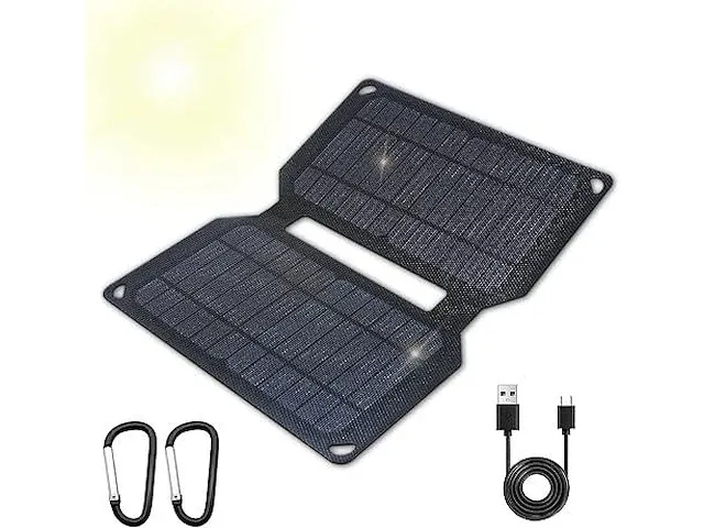 10w solar panel inklapbaar - afbeelding 1 van  3