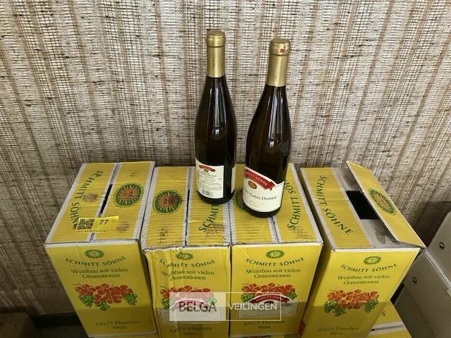 10x 1 doos schmitt sohne niersteiner gutes domtal 2008 - afbeelding 2 van  4