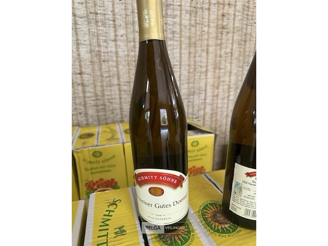 10x 1 doos schmitt sohne niersteiner gutes domtal 2008 - afbeelding 5 van  5