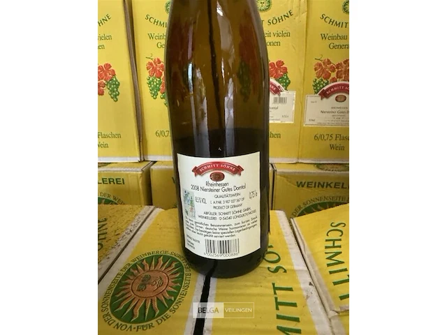10x 1 doos schmitt sohne niersteiner gutes domtal 2008 - afbeelding 4 van  5