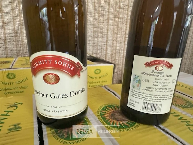 10x 1 doos schmitt sohne niersteiner gutes domtal 2008 - afbeelding 5 van  5