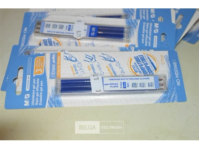 10x 3 vullingen uitwisbare gel pen - afbeelding 2 van  3