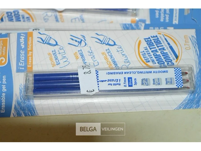 10x 3 vullingen uitwisbare gel pen - afbeelding 3 van  3