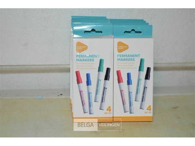 10x 4 permant markers - afbeelding 1 van  3
