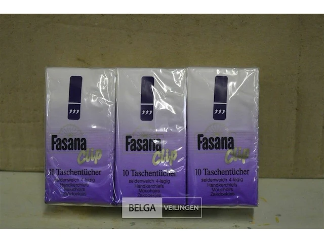±10x 6 fasana papieren zakdoekjes - afbeelding 3 van  3