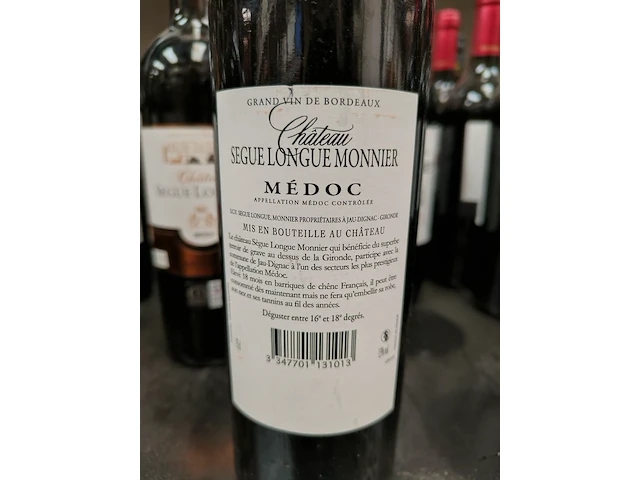 10x 75cl château segue longue monnier - afbeelding 2 van  2