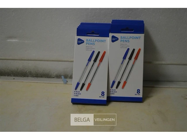 10x 8 balpennen - afbeelding 1 van  3