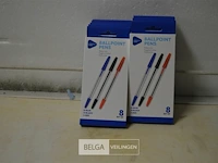 10x 8 balpennen