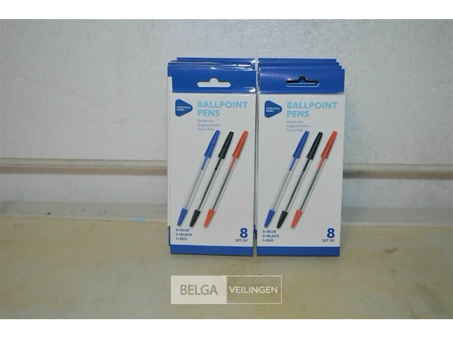 10x 8 balpennen - afbeelding 1 van  4