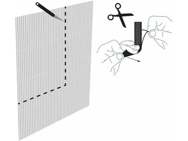 10x aanpasbare vliegenraam tot maat 130x150cm - afbeelding 2 van  4