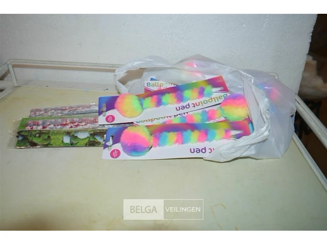 10x balpennen, 10x latten 30 cm - afbeelding 1 van  4