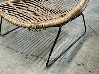 10x bamboe loungestoel - afbeelding 5 van  9
