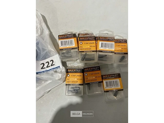 10x bits t-tap15x25 mm - afbeelding 2 van  3