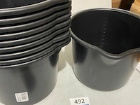 10x bouwemmer met uitschenkmond 12 l - afbeelding 3 van  3