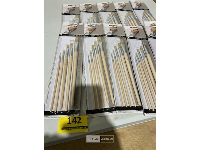 10x color expert penseelset maat 0-4-8-12-16 - afbeelding 1 van  3