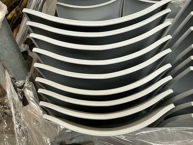 10x design stoel gaber - grijs - afbeelding 8 van  9