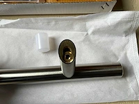 10x deurgreep t-model 500mm in roestvrijstaal met schuine voeten - afbeelding 10 van  11