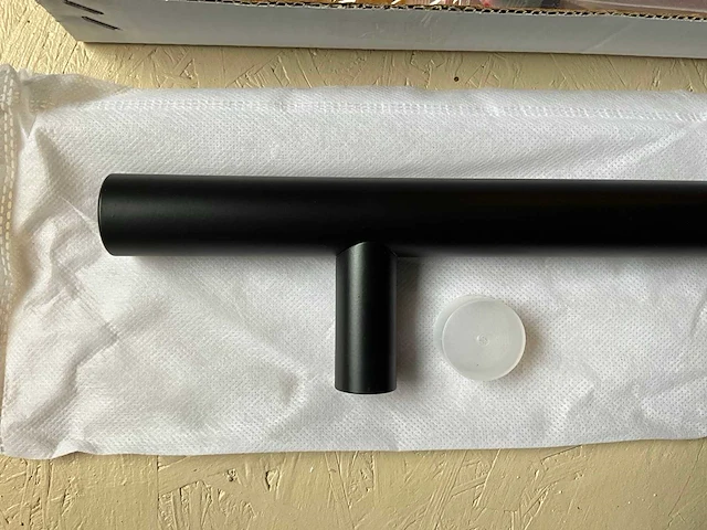 10x deurgrepen rvs zwart gecoat 500mm - afbeelding 3 van  8