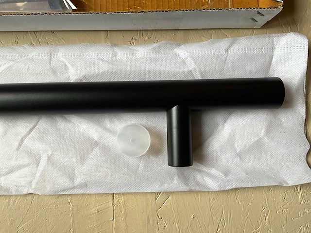 10x deurgrepen rvs zwart gecoat 500mm - afbeelding 2 van  8