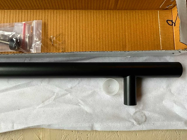 10x deurgrepen rvs zwart gecoat 700mm - afbeelding 4 van  8