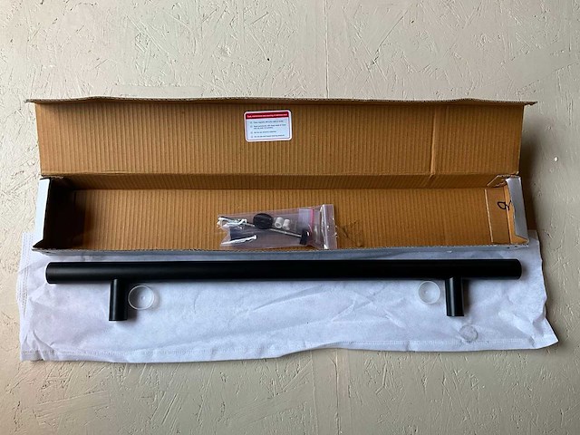 10x deurgrepen rvs zwart gecoat 700mm - afbeelding 1 van  8
