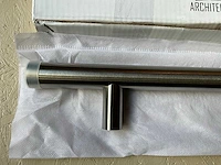 10x deurgrepen t-model 500mm in roestvrijstaal - afbeelding 8 van  11