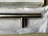 10x deurgrepen t-model 500mm in roestvrijstaal - afbeelding 7 van  11