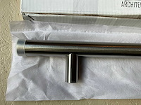 10x deurgrepen t-model 500mm in roestvrijstaal - afbeelding 8 van  11