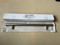 10x deurgrepen t-model 700mm in roestvrijstaal - afbeelding 1 van  8