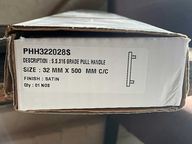 10x deurgrepen t-model 700mm in roestvrijstaal - afbeelding 8 van  8