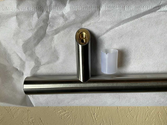 10x deurgrepent-model 500mm in roestvrijstaal met schuine voeten - afbeelding 8 van  11