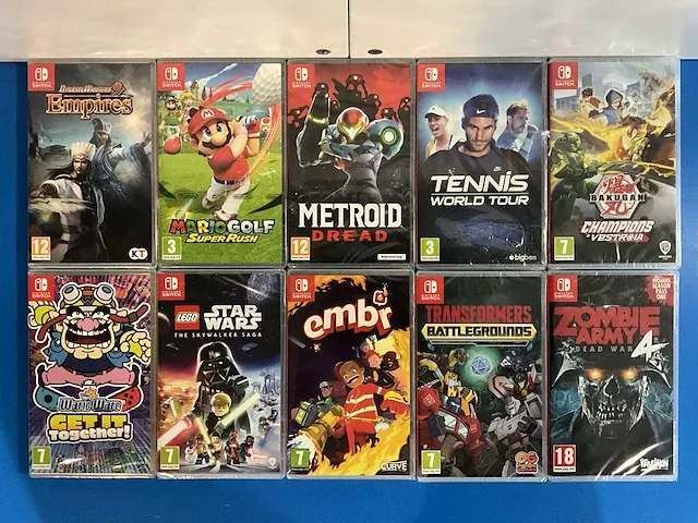 10x diverse nintendo switch games (collectie b) - afbeelding 1 van  8