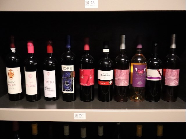 10x diverse wijnen - afbeelding 1 van  4
