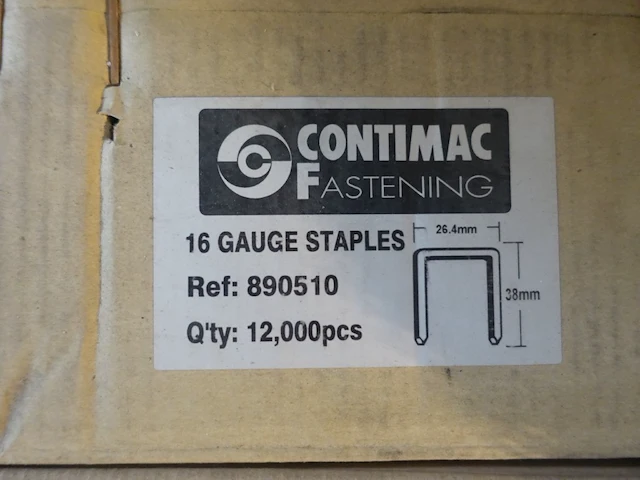 10x doos nietjes contimac - afbeelding 6 van  6