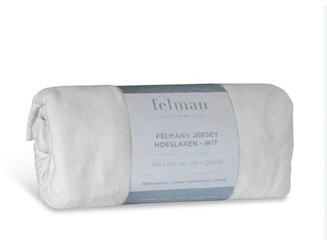 10x felman premium jersey hoeslaken - 2 persoons - afbeelding 1 van  2