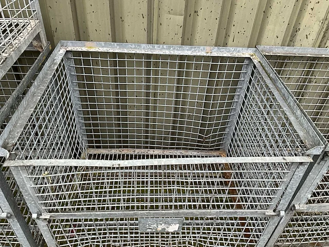 10x gegalvaniseerde palletkooi - afbeelding 4 van  6