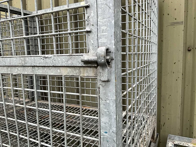 10x gegalvaniseerde palletkooi - afbeelding 5 van  6