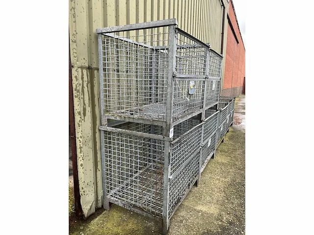 10x gegalvaniseerde palletkooi - afbeelding 6 van  6