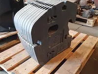 10x gewichtplaten 45kg new hollland - afbeelding 3 van  5
