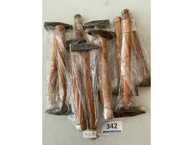 10x hamer met houten steel - afbeelding 3 van  3