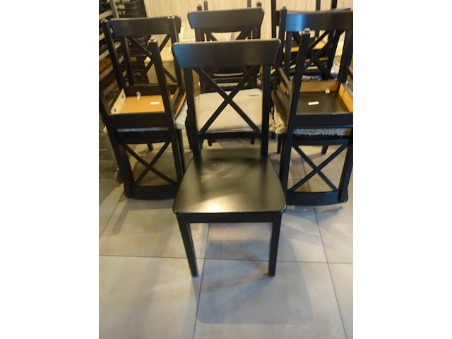 10x houten stoel - afbeelding 2 van  9