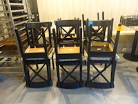 10x houten stoel - afbeelding 6 van  9