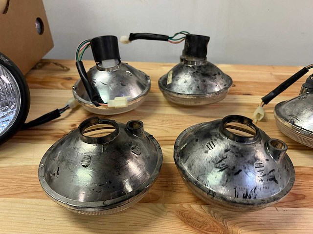 (10x) jute - koplampunits - set motorfiets koplampen - afbeelding 7 van  8