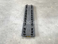 10x kabelbrug met klep en 2 kanalen 100x250x45mm - afbeelding 2 van  7